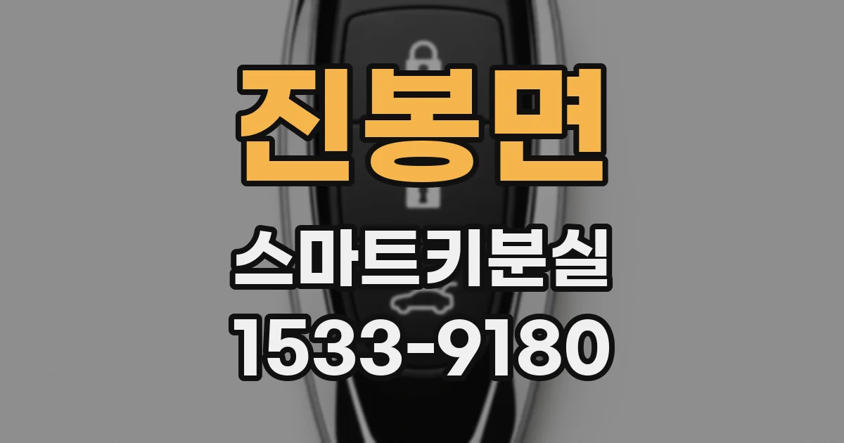 진봉면 스마트키분실