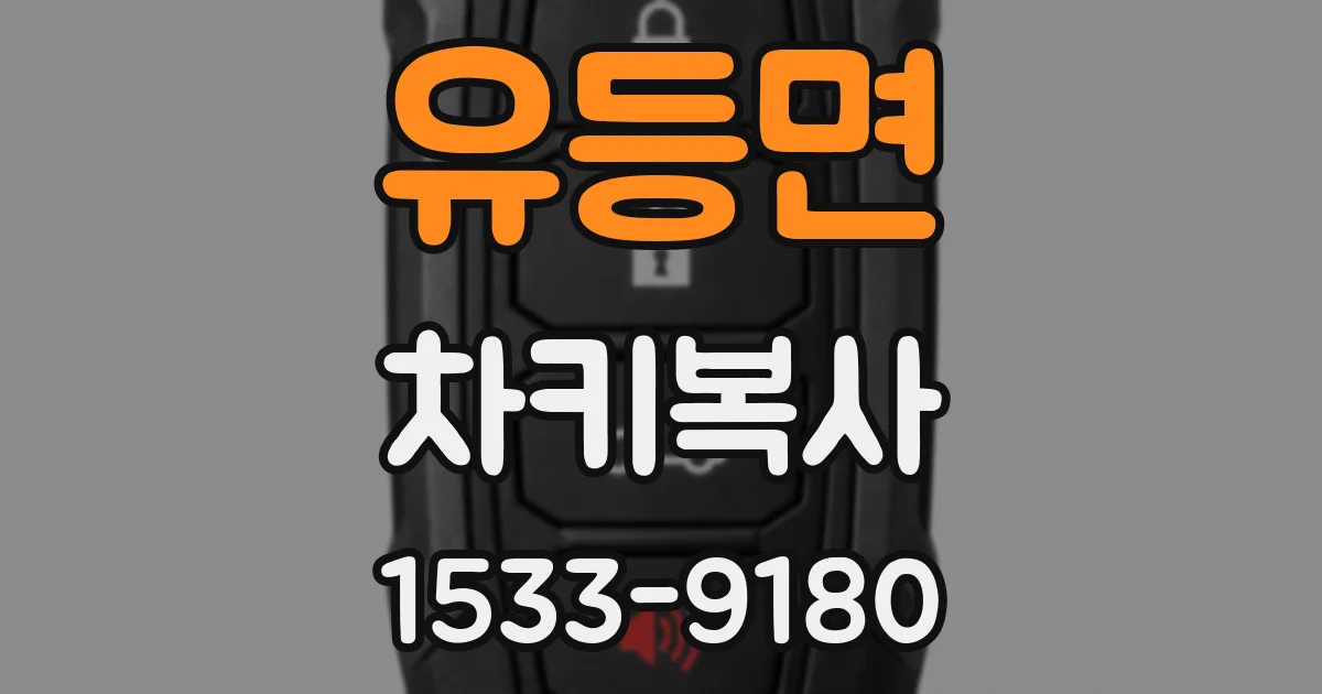 유등면 차키복사