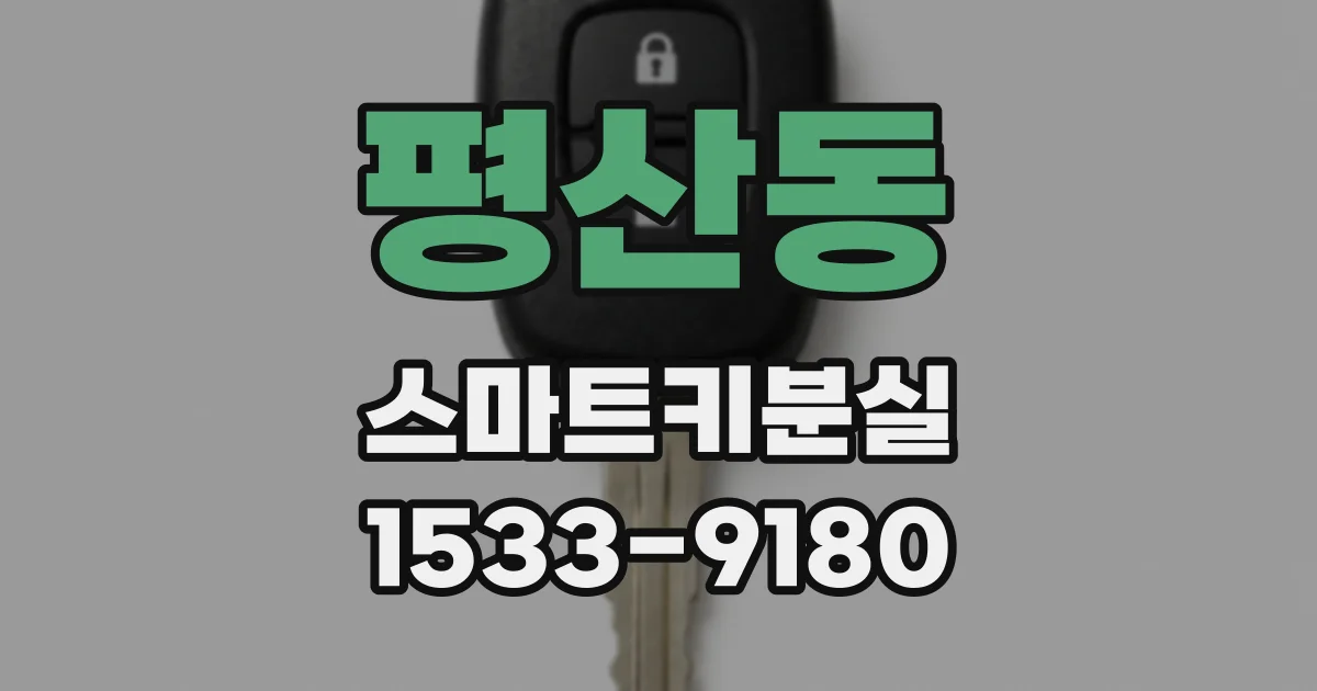평산동 스마트키분실