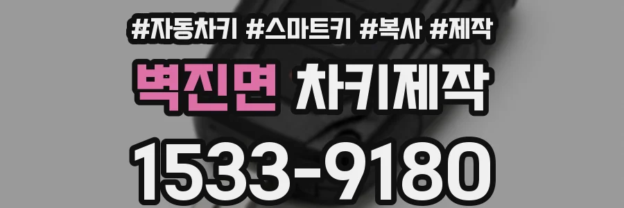 벽진면 차키제작