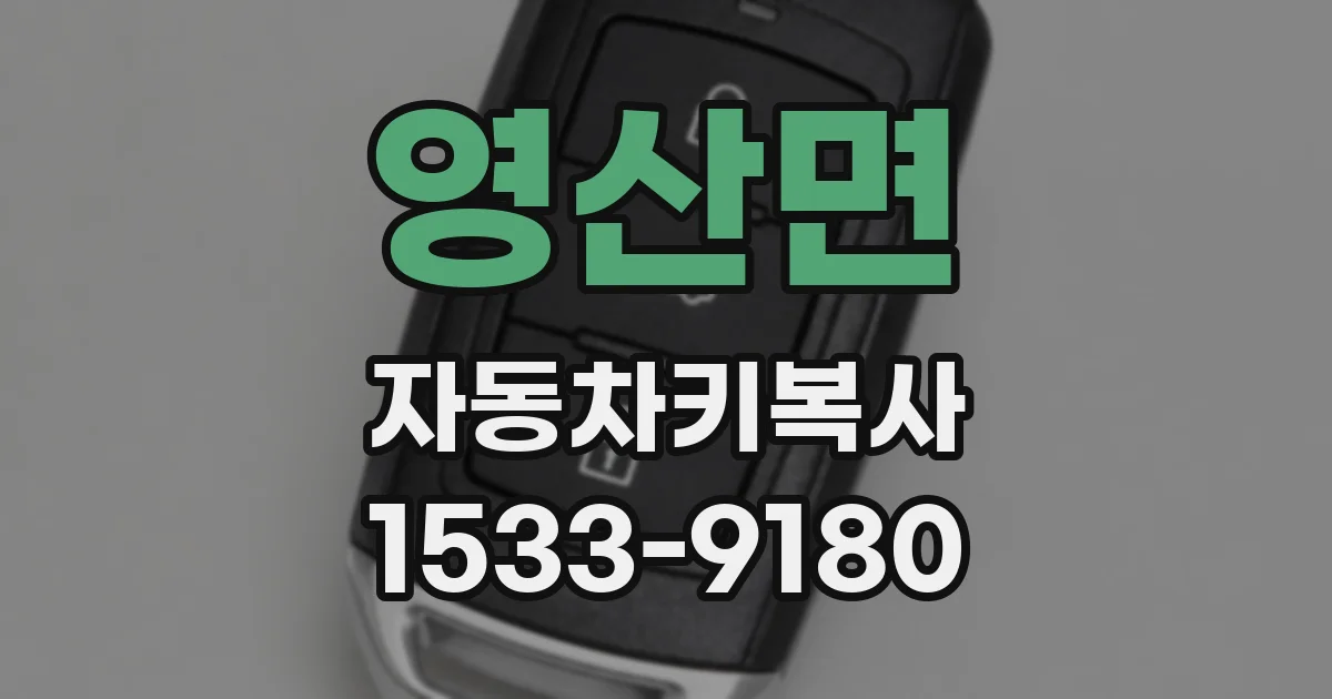 영산면 자동차키복사