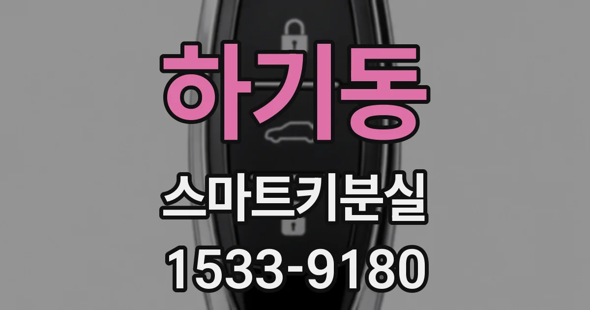하기동 스마트키분실