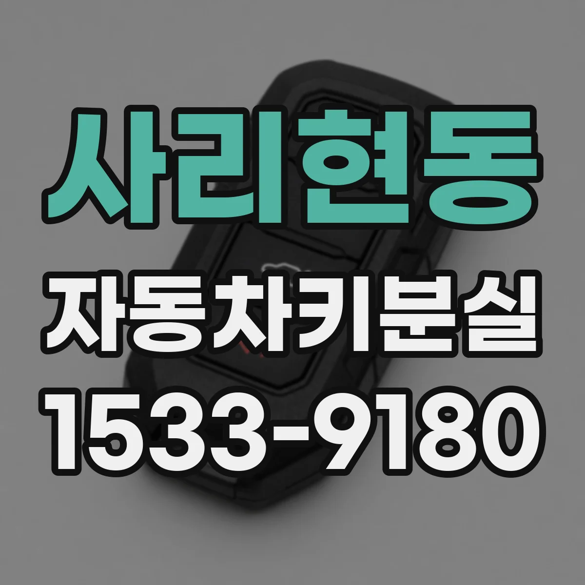 사리현동 자동차키분실