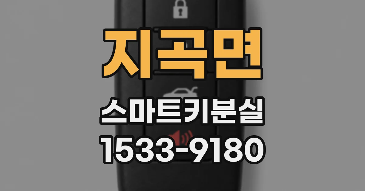 지곡면 스마트키분실