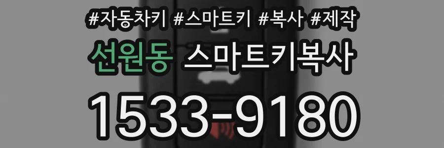선원동 스마트키복사