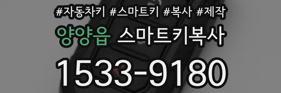 양양읍 스마트키복사