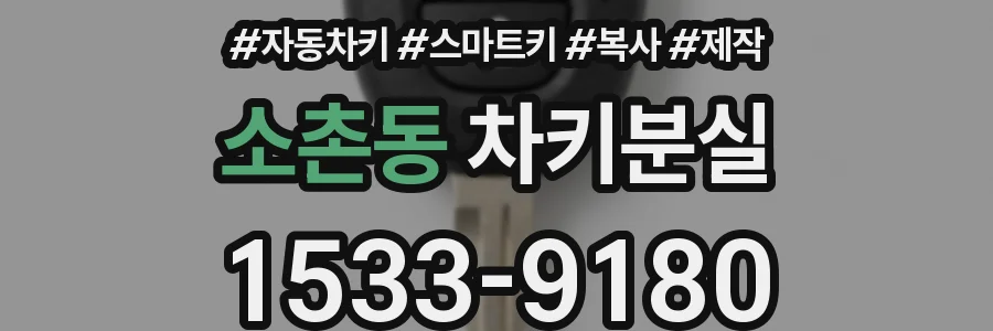 소촌동 차키분실