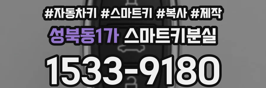 성북동1가 스마트키분실