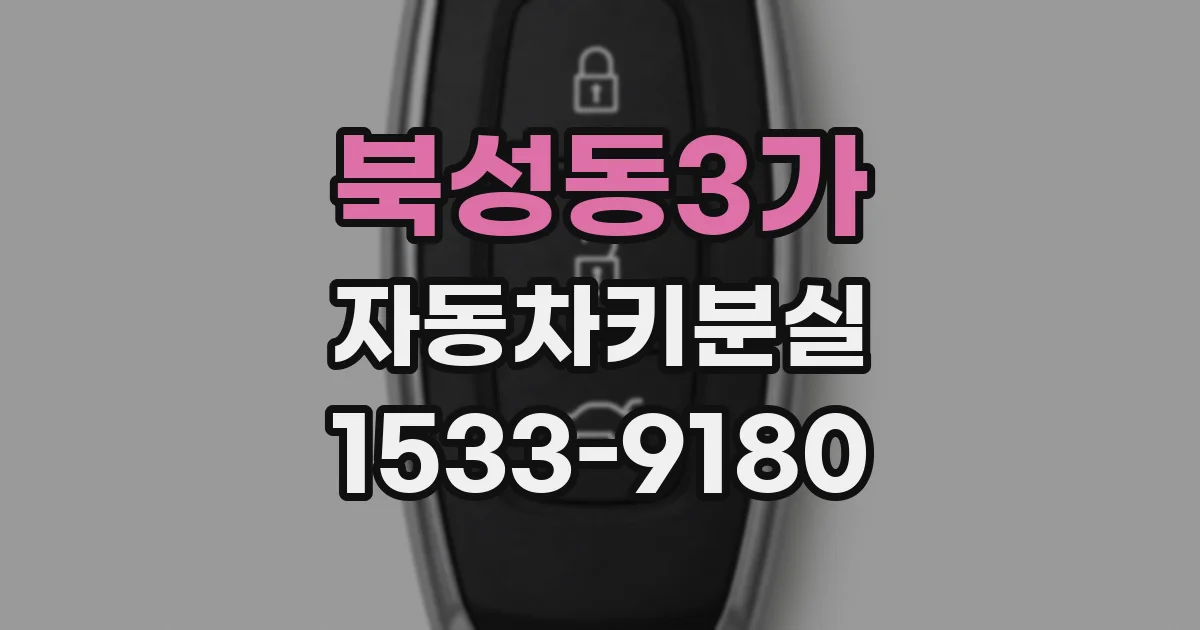 북성동3가 자동차키분실