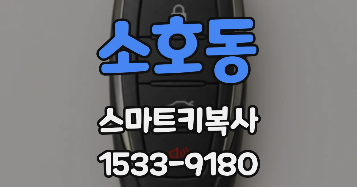 소호동 스마트키복사