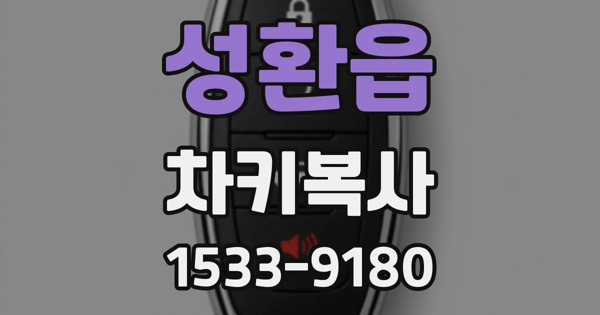 성환읍 차키복사