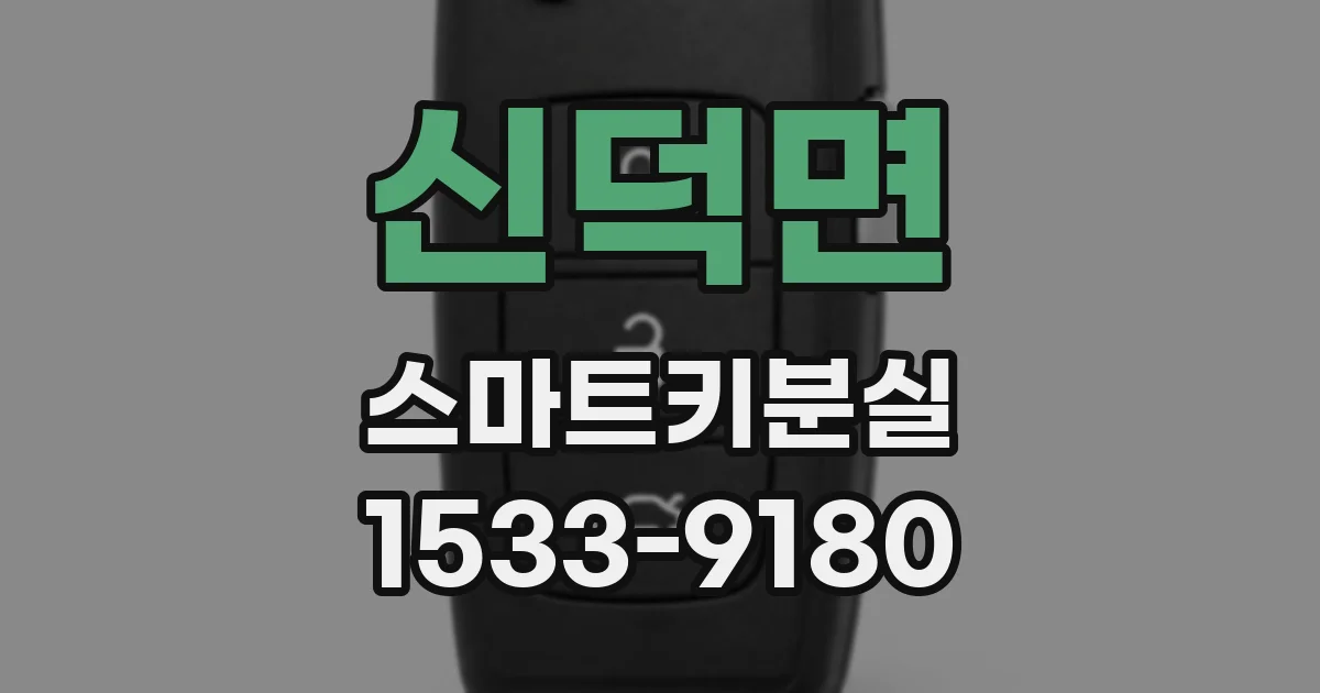 신덕면 스마트키분실