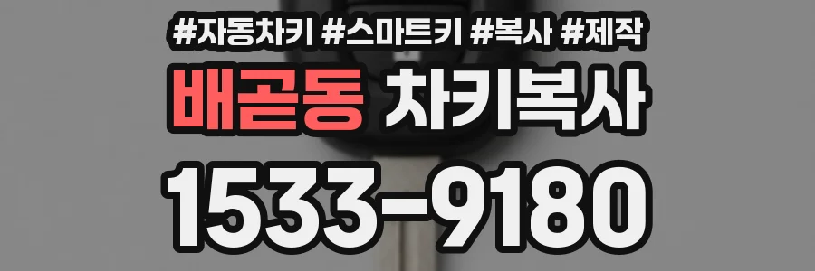 배곧동 차키복사