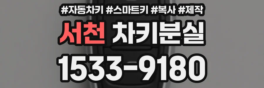 서천 차키분실