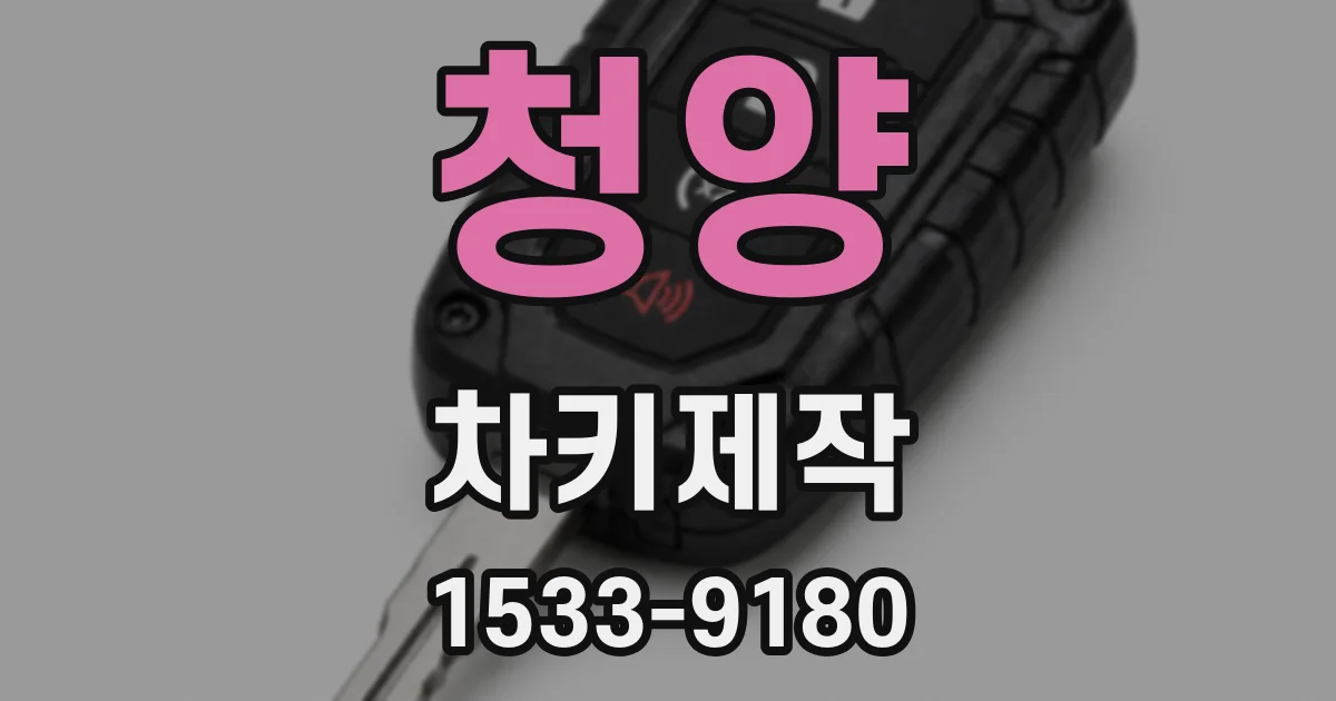 청양 차키제작