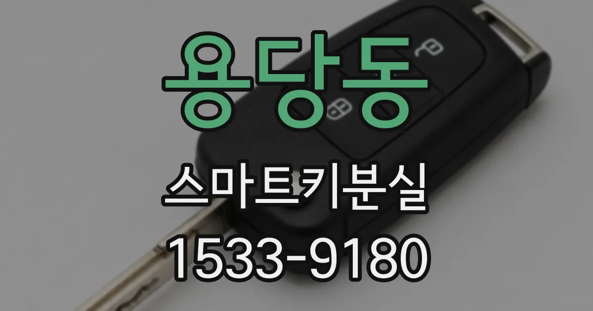 용당동 스마트키분실