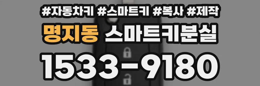 명지동 스마트키분실