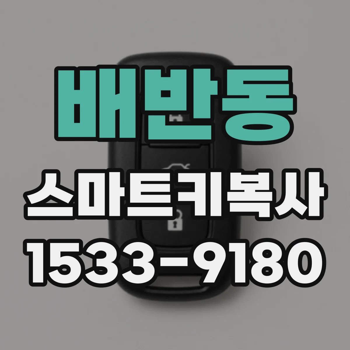 배반동 스마트키복사