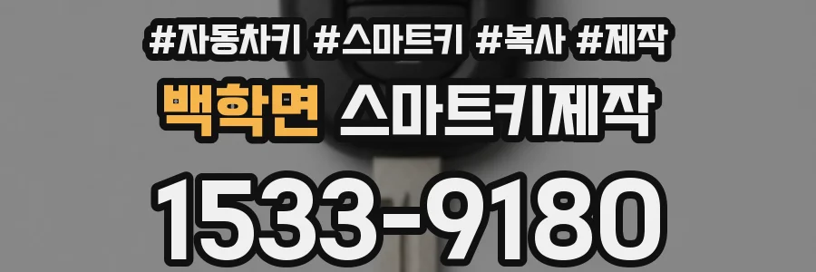 백학면 스마트키제작