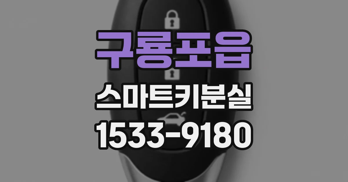 구룡포읍 스마트키분실