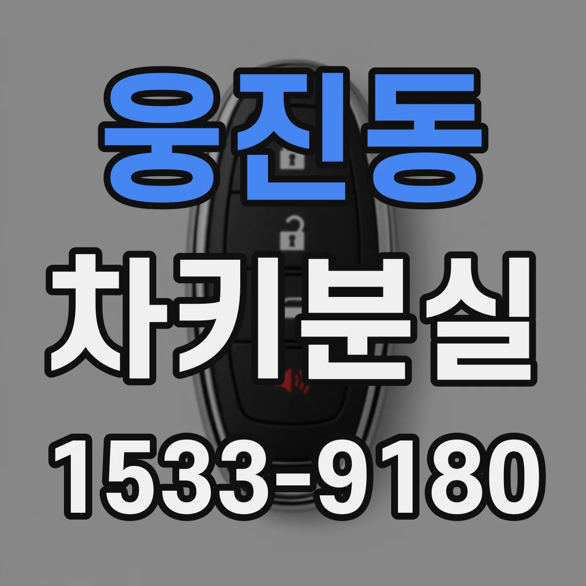 웅진동 차키분실