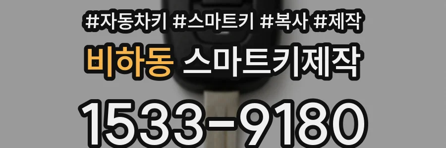 비하동 스마트키제작