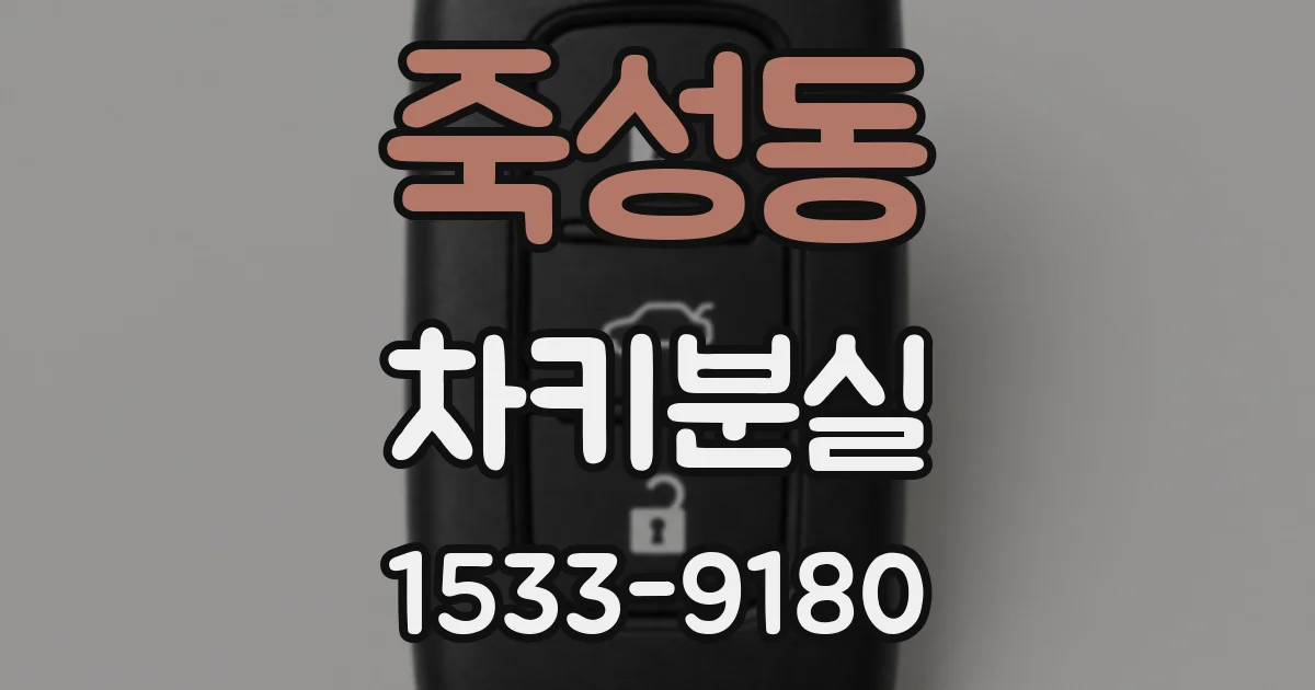 죽성동 차키분실