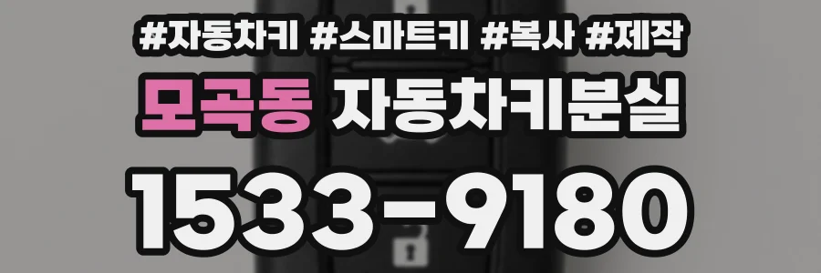 모곡동 자동차키분실