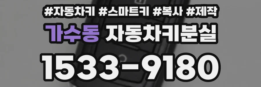가수동 자동차키분실