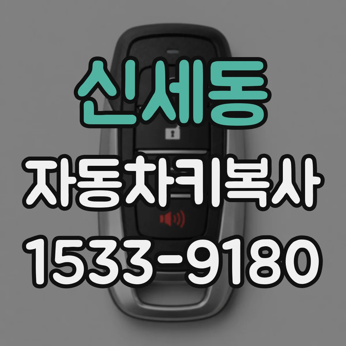 신세동 자동차키복사