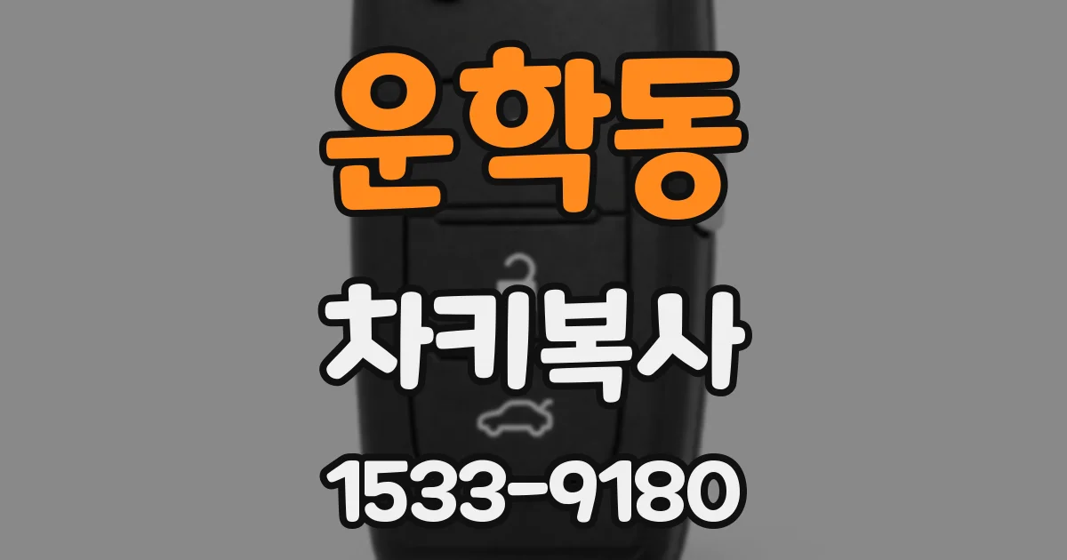 운학동 차키복사