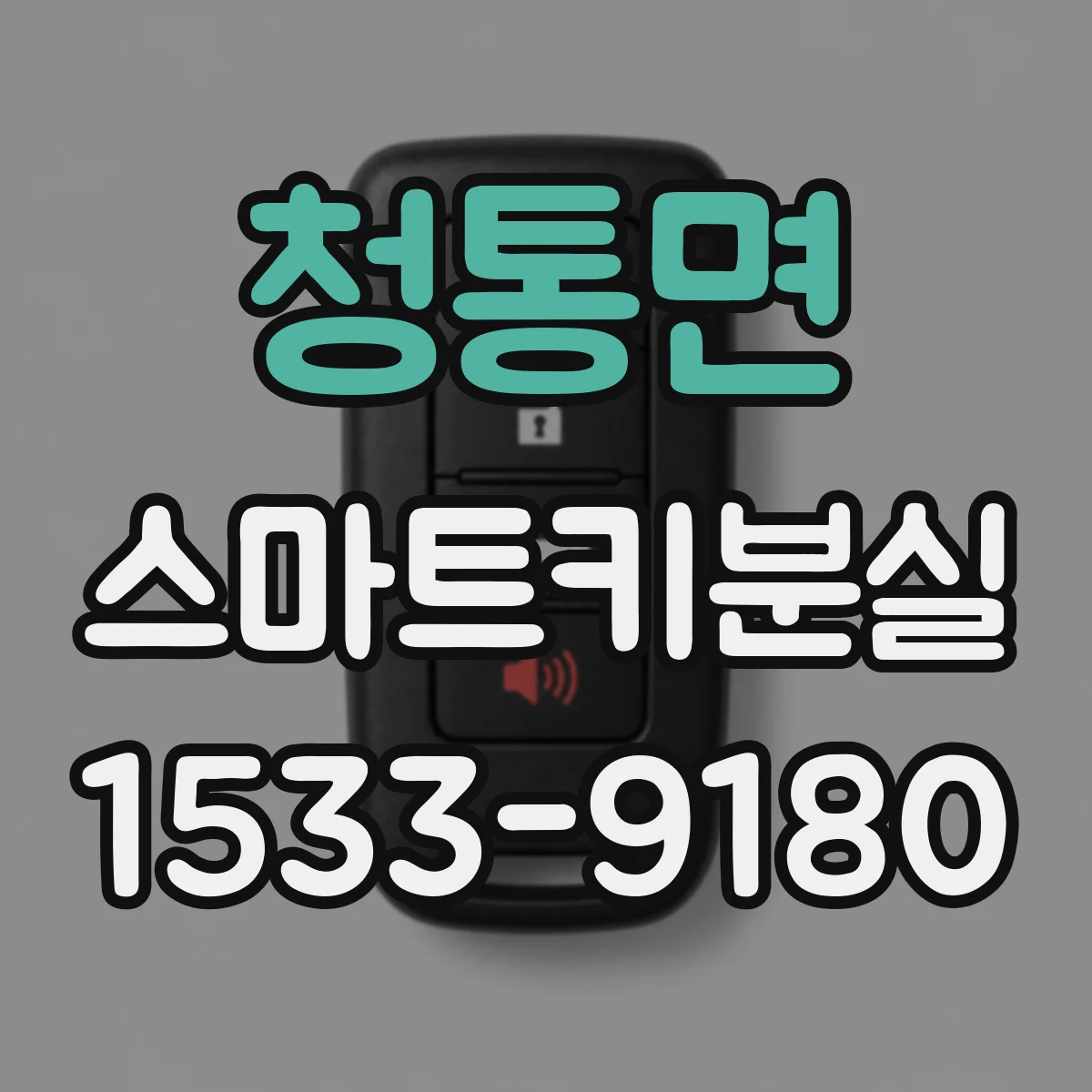 청통면 스마트키분실