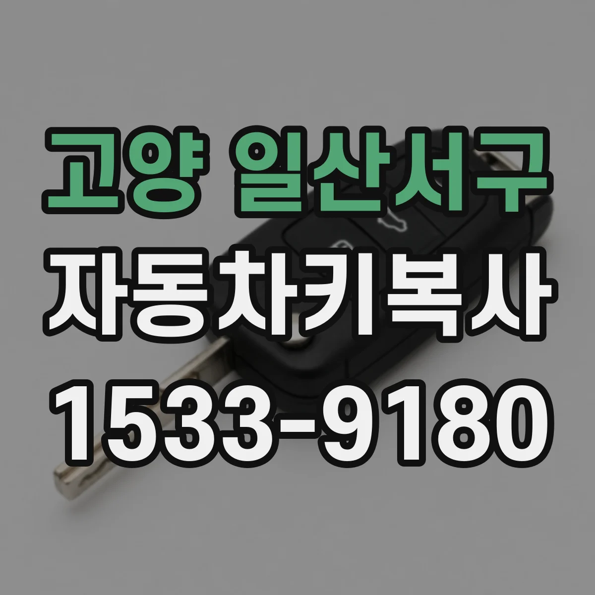고양 일산서구 자동차키복사