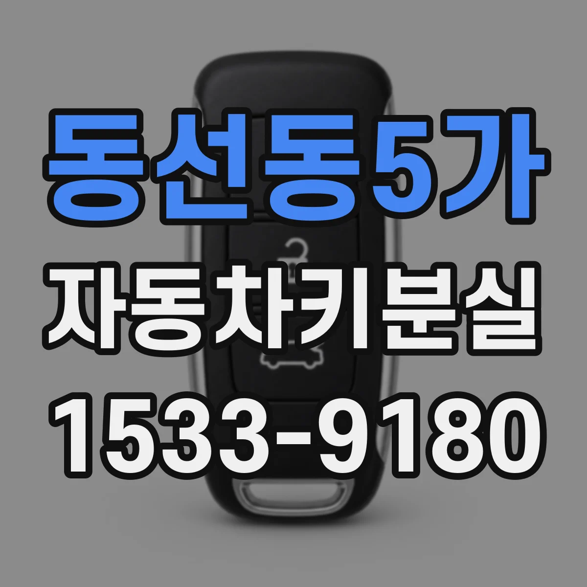 동선동5가 자동차키분실