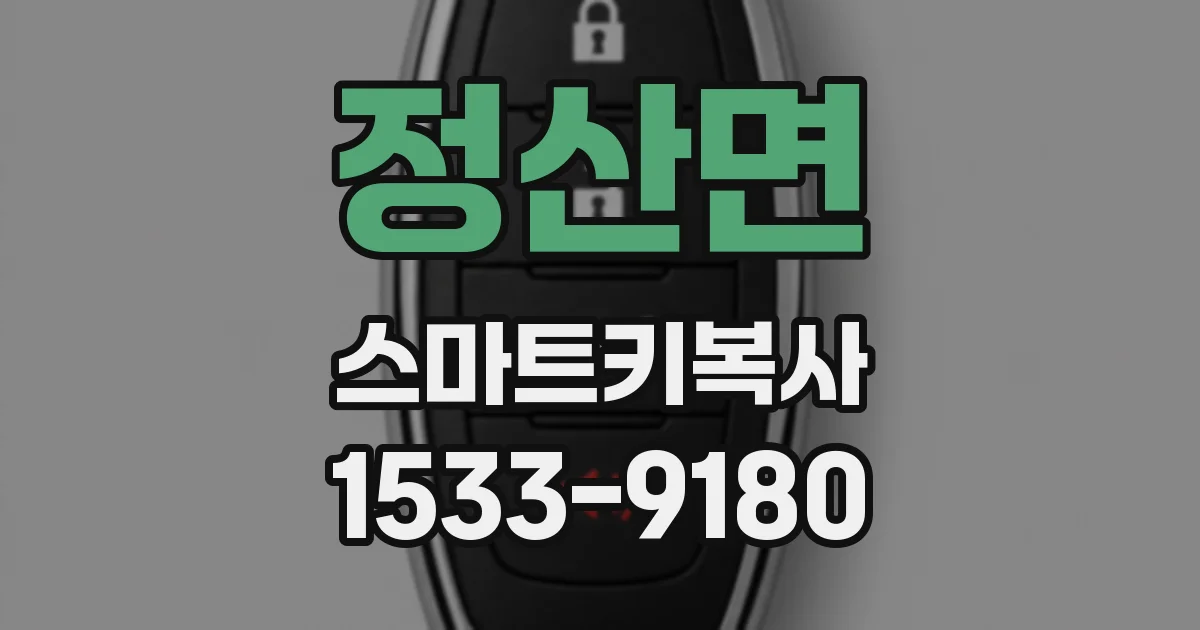 정산면 스마트키복사