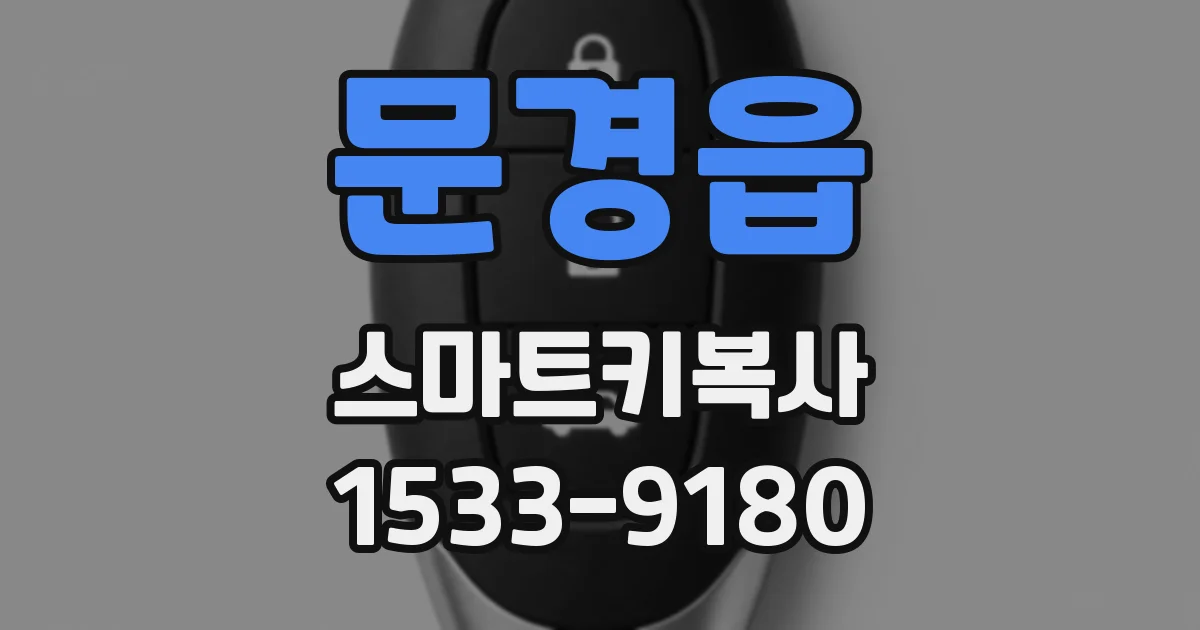 문경읍 스마트키복사