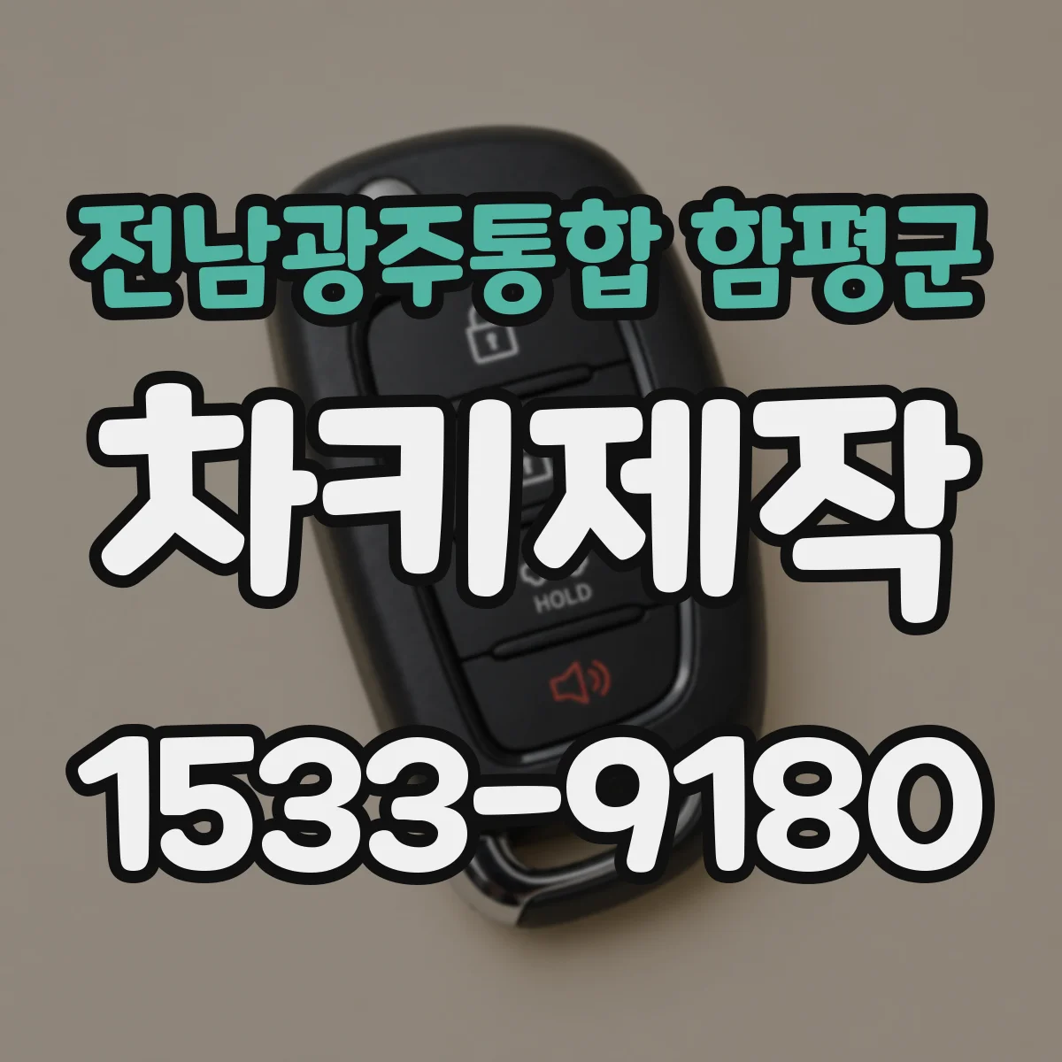 전남광주통합 함평군 차키제작