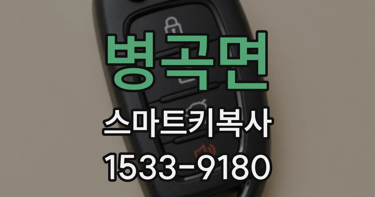 병곡면 스마트키복사