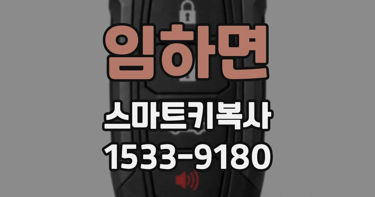 임하면 스마트키복사
