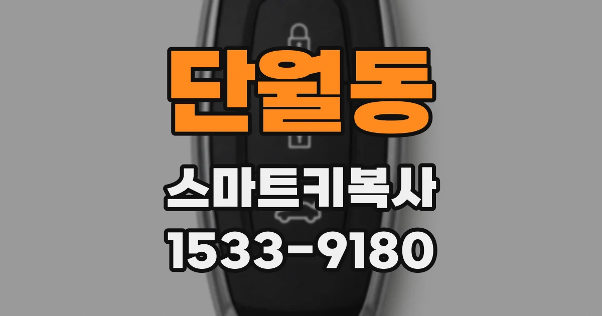 단월동 스마트키복사