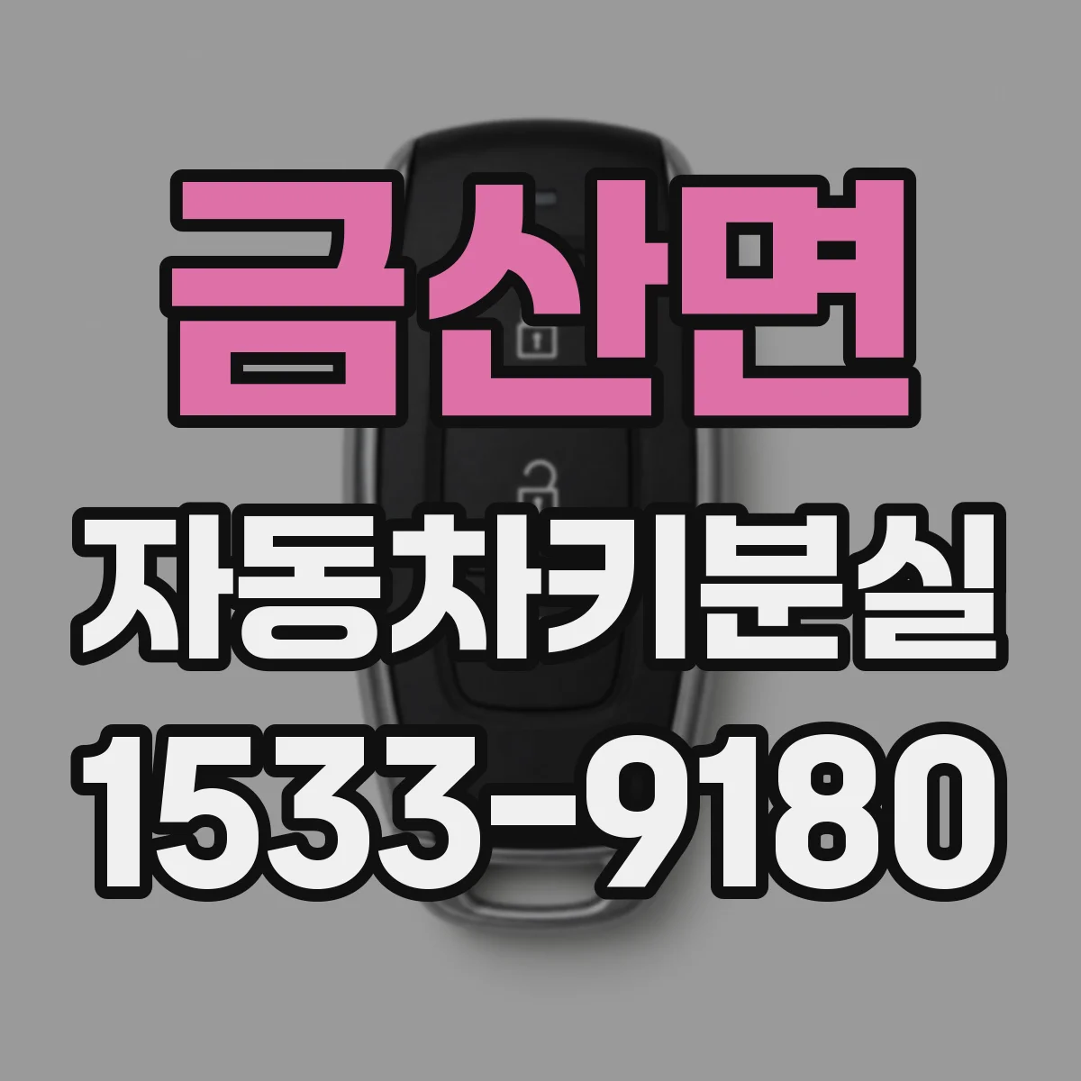 금산면 자동차키분실