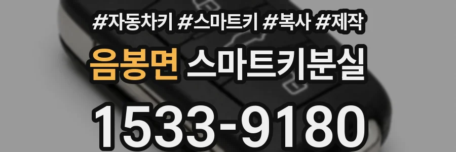 음봉면 스마트키분실