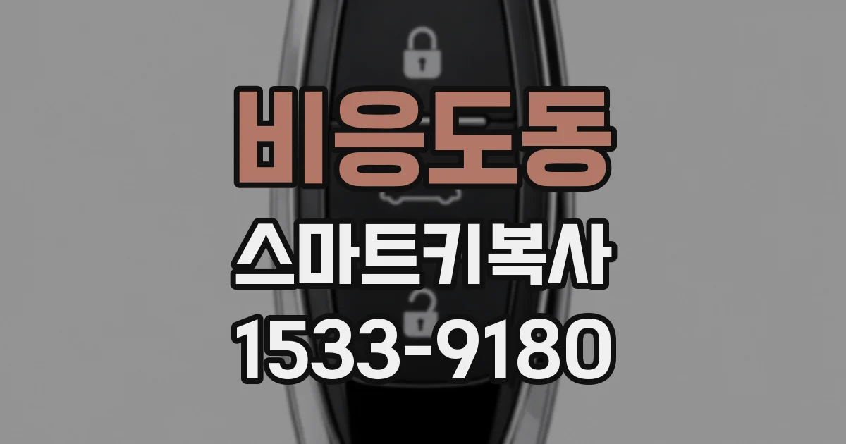 비응도동 스마트키복사