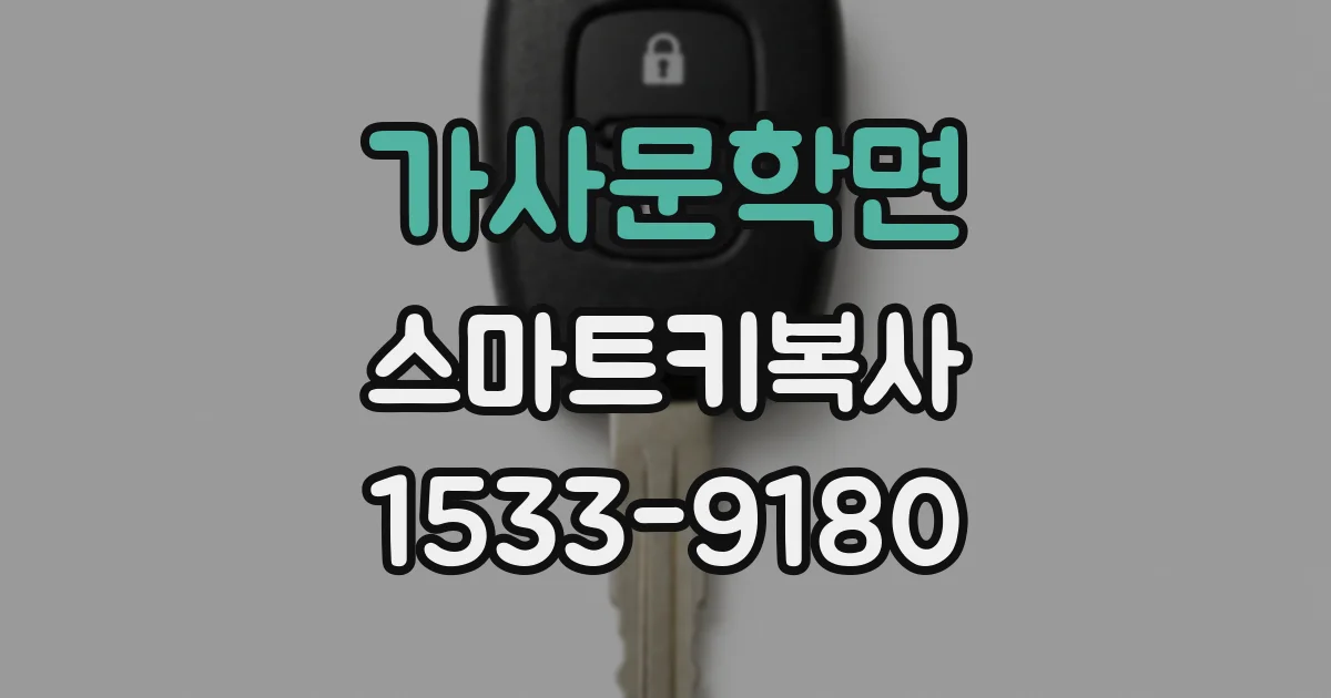 가사문학면 스마트키복사