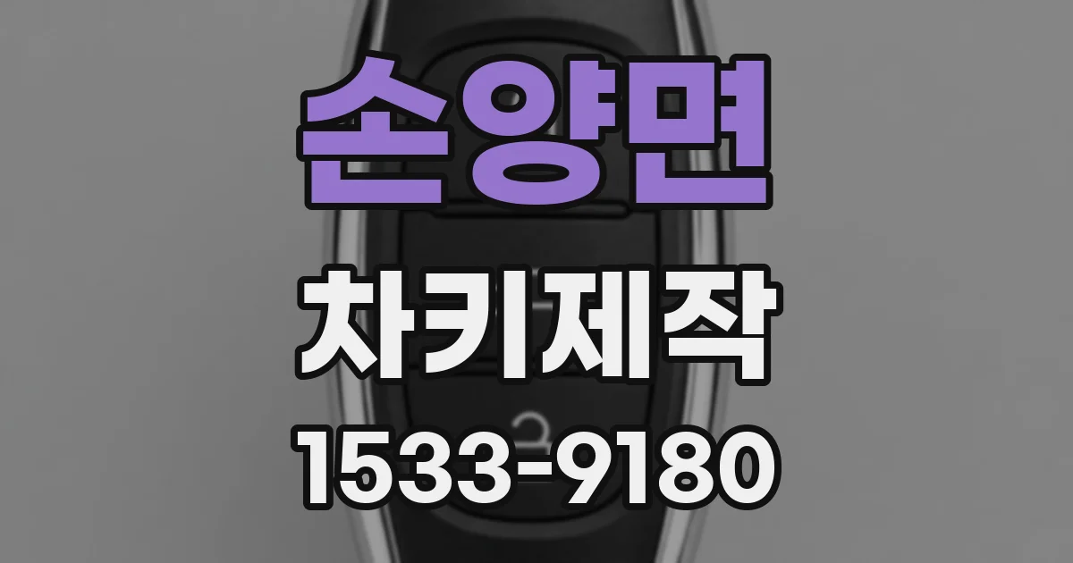 손양면 차키제작