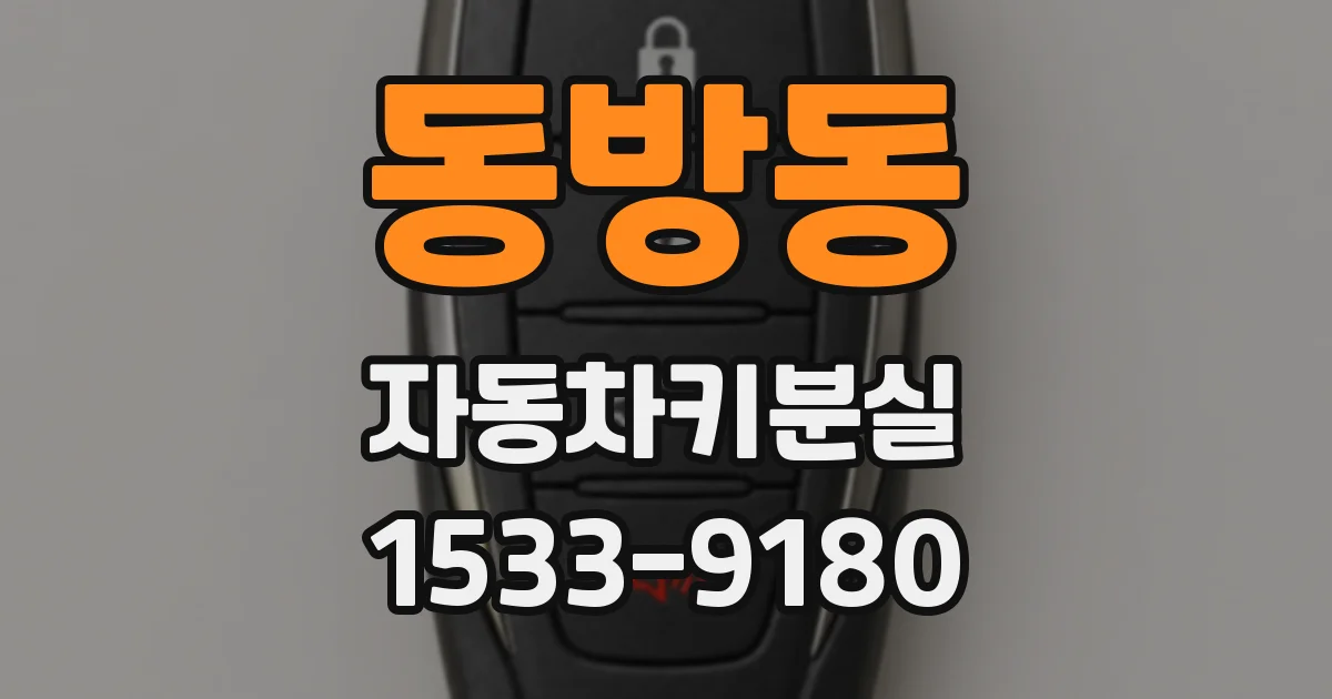 동방동 자동차키분실