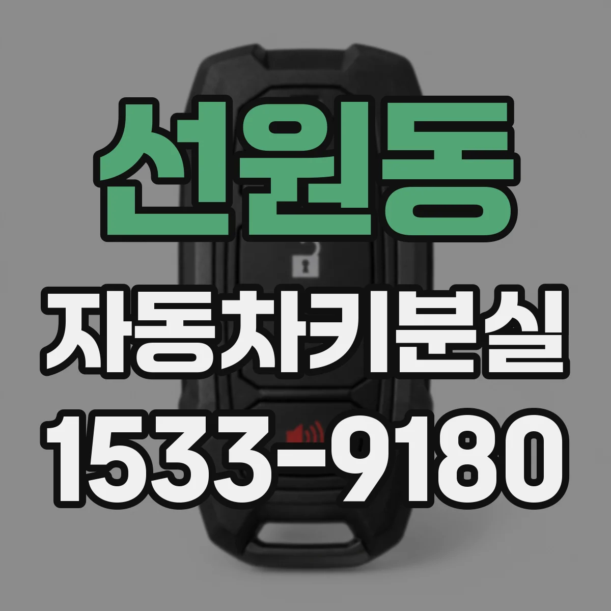 선원동 자동차키분실