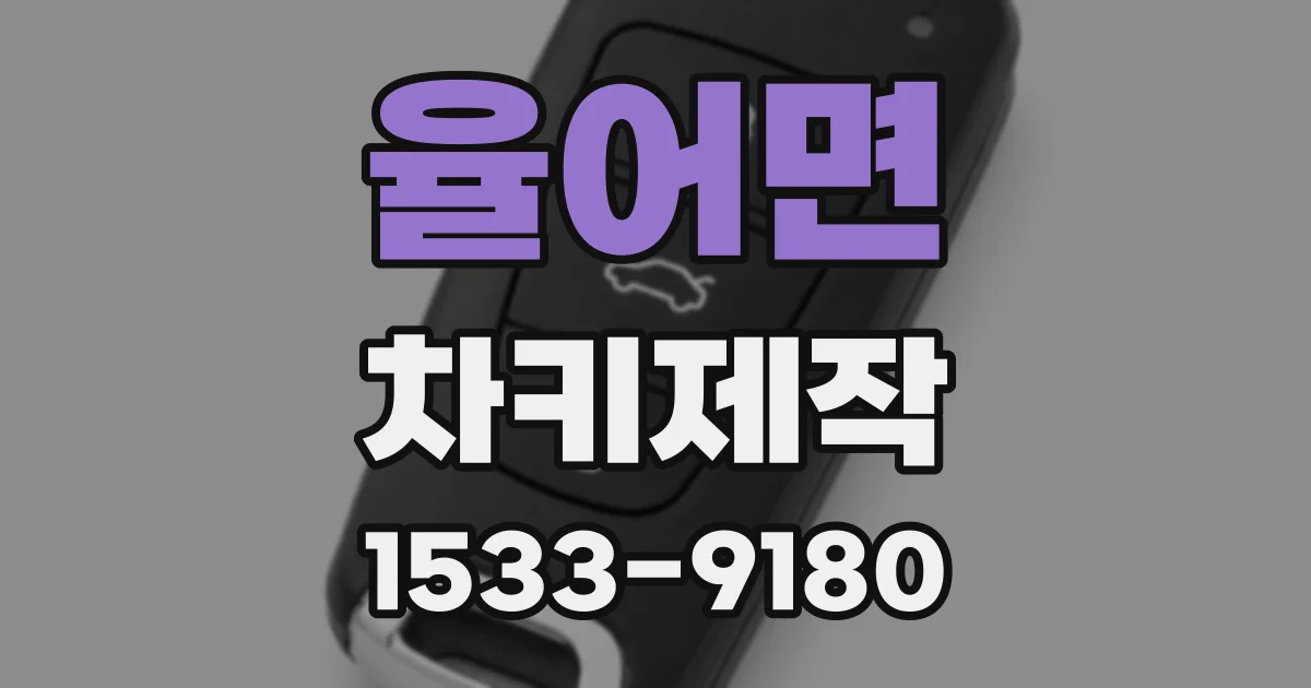 율어면 차키제작
