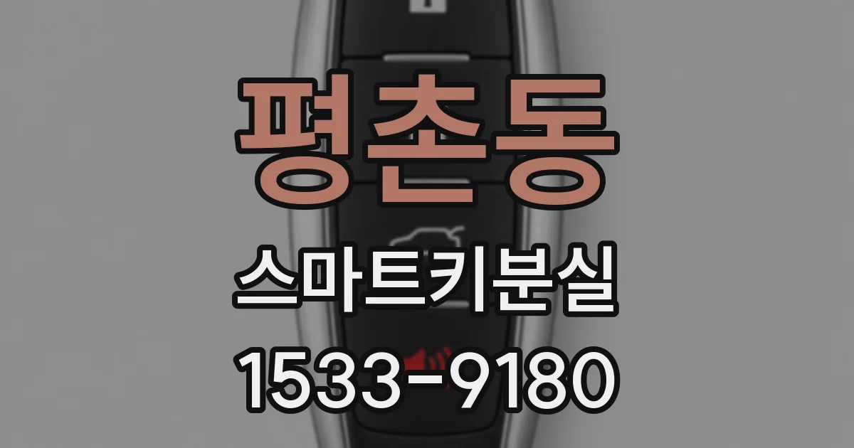 평촌동 스마트키분실