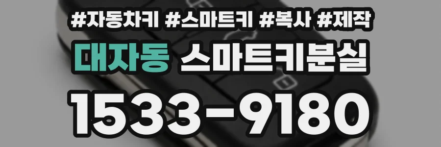 대자동 스마트키분실